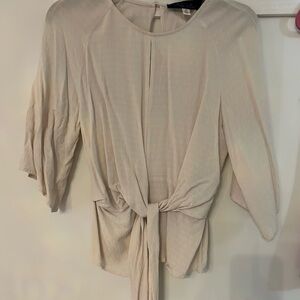 Elegant Cream Women's Top